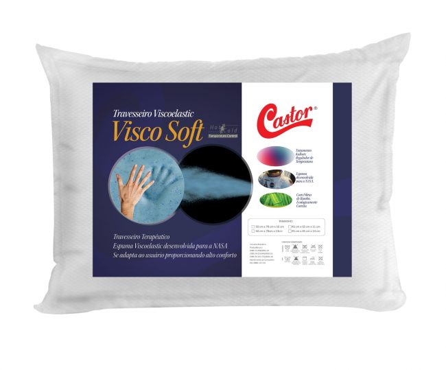 Travesseiro Viscoelastic Visco Soft Mestre do Sono