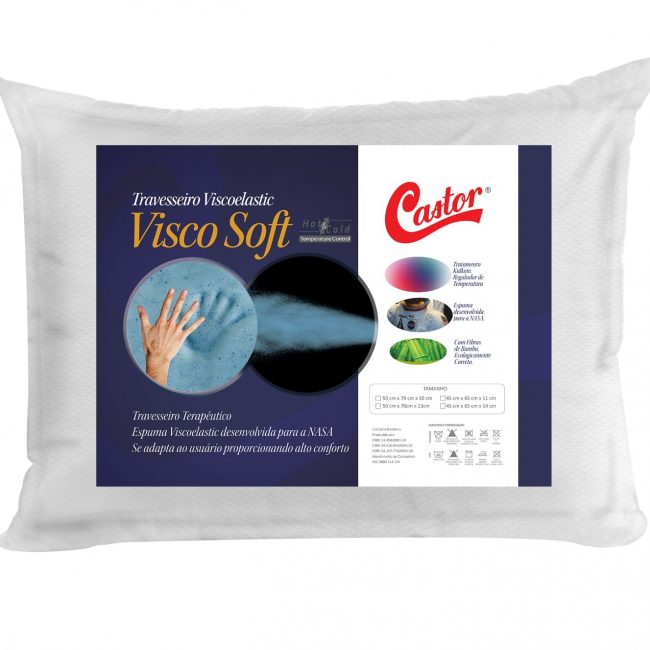 Travesseiro Viscoelastic Visco Soft Mestre do Sono
